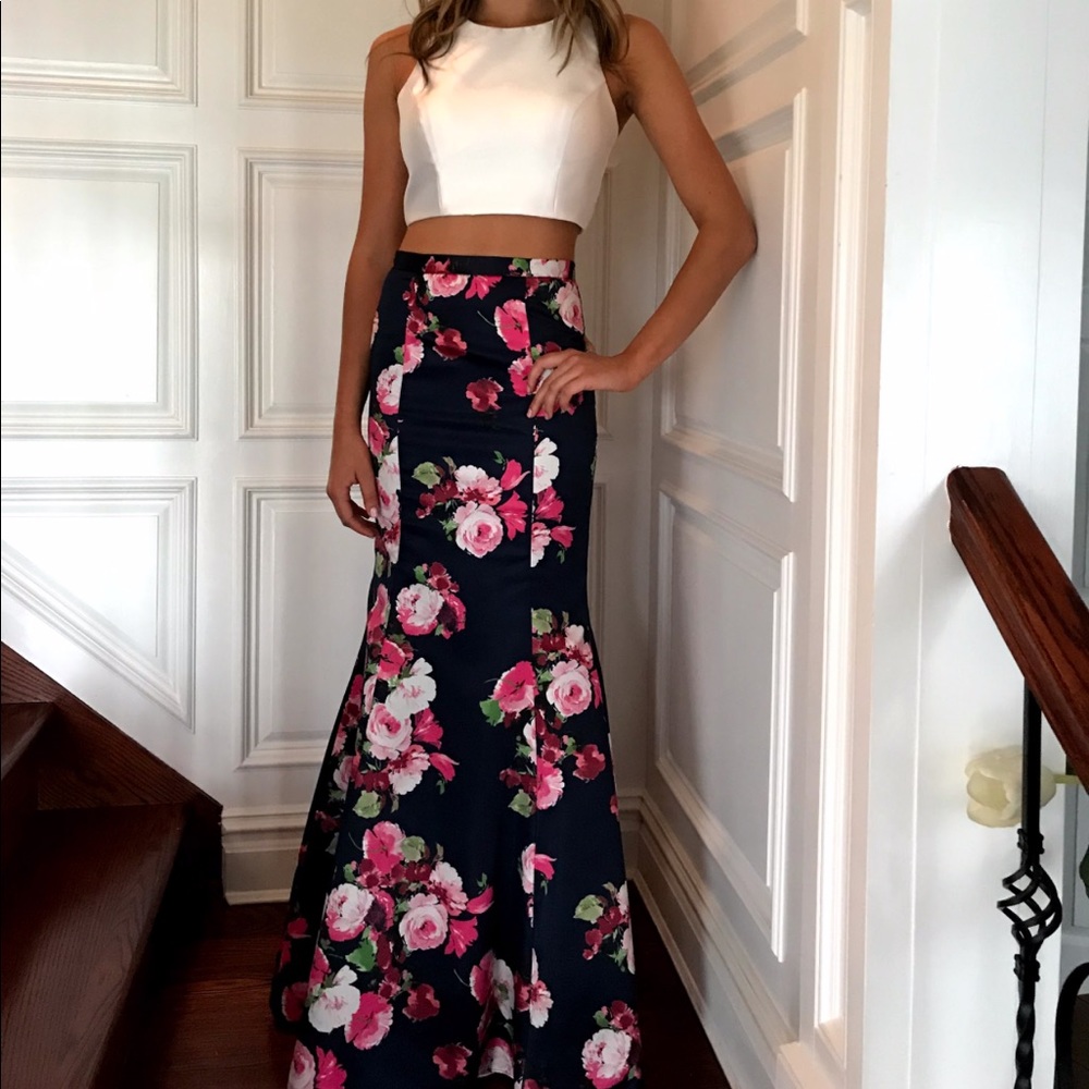 Springy Two Piece Prom Dress! Price negotiable!